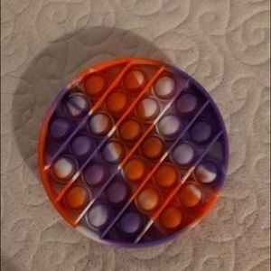 Circle Tie-dye Pop It Fidget (Red,White,Purple)￼
